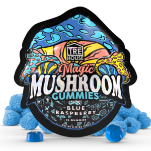 Blue Raspberry Magic Mushroom Gummies