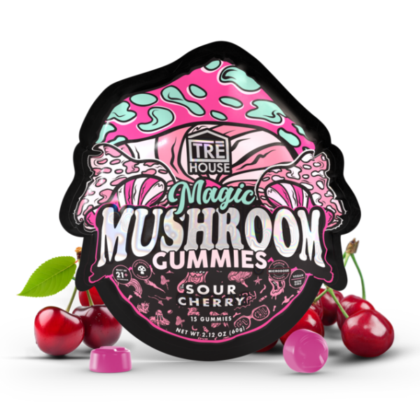 Sour Cherry Magic Mushroom Gummies